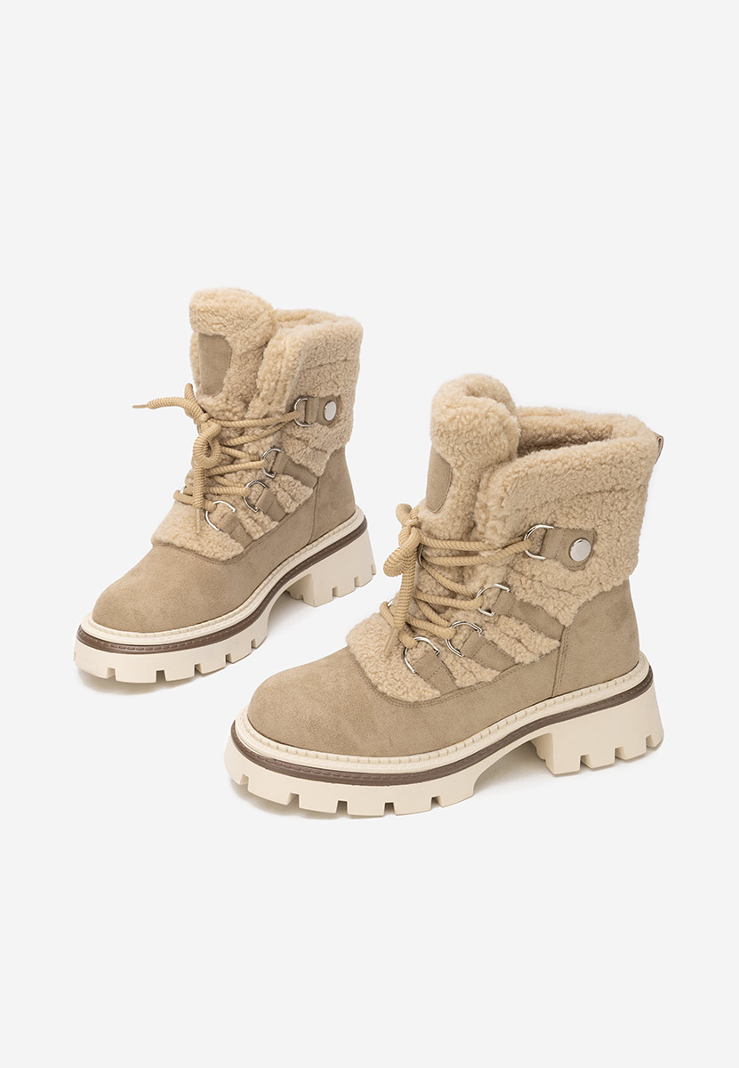 Stivaletti invernali donna Kalindra cachi