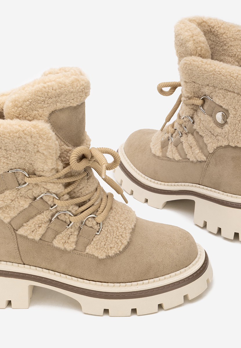 Stivaletti invernali donna Kalindra cachi