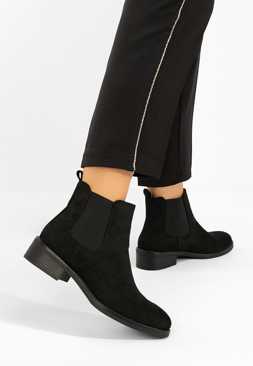 Stivaletto chelsea donna Kataleia nero