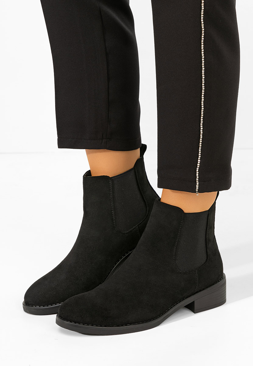 Stivaletto chelsea donna Kataleia nero