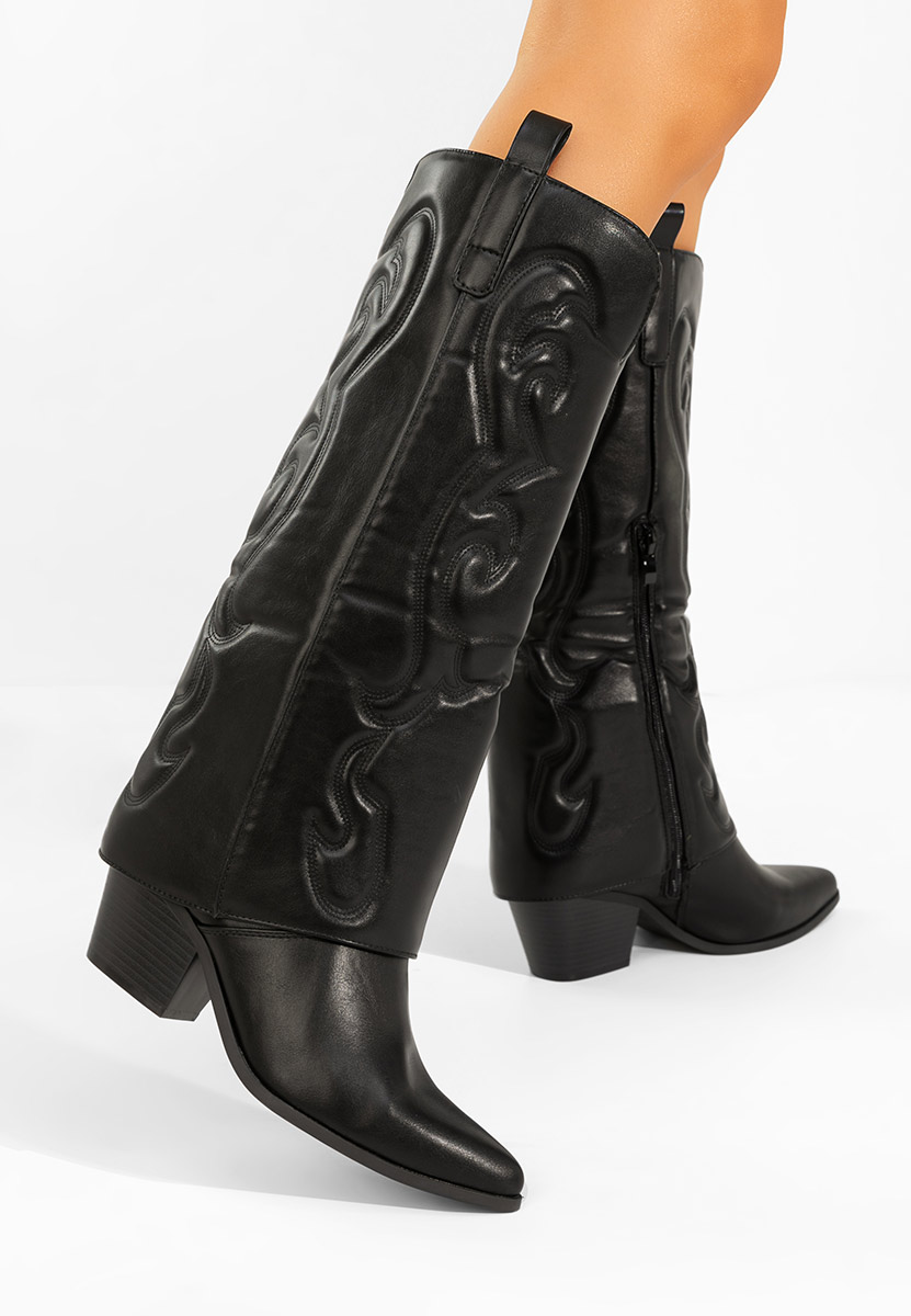 Stivali texani donna Mioana nero