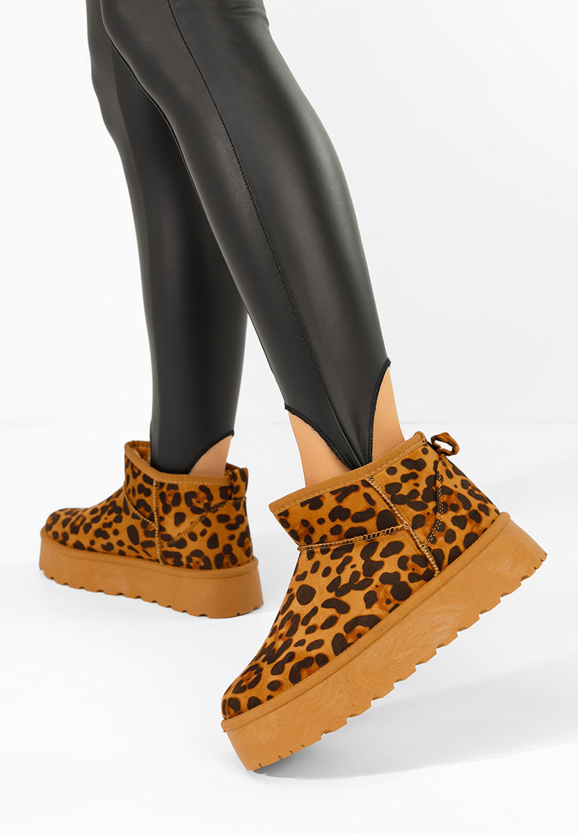 Stivali da donna Delvira animal print