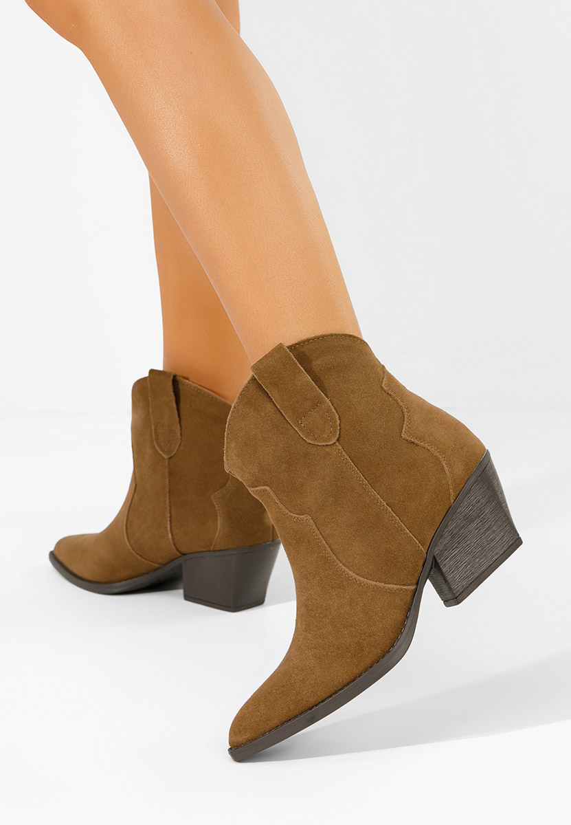 Stivaletti texani donna Glavira camel