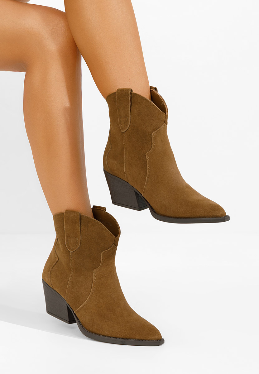 Stivaletti texani donna Glavira camel