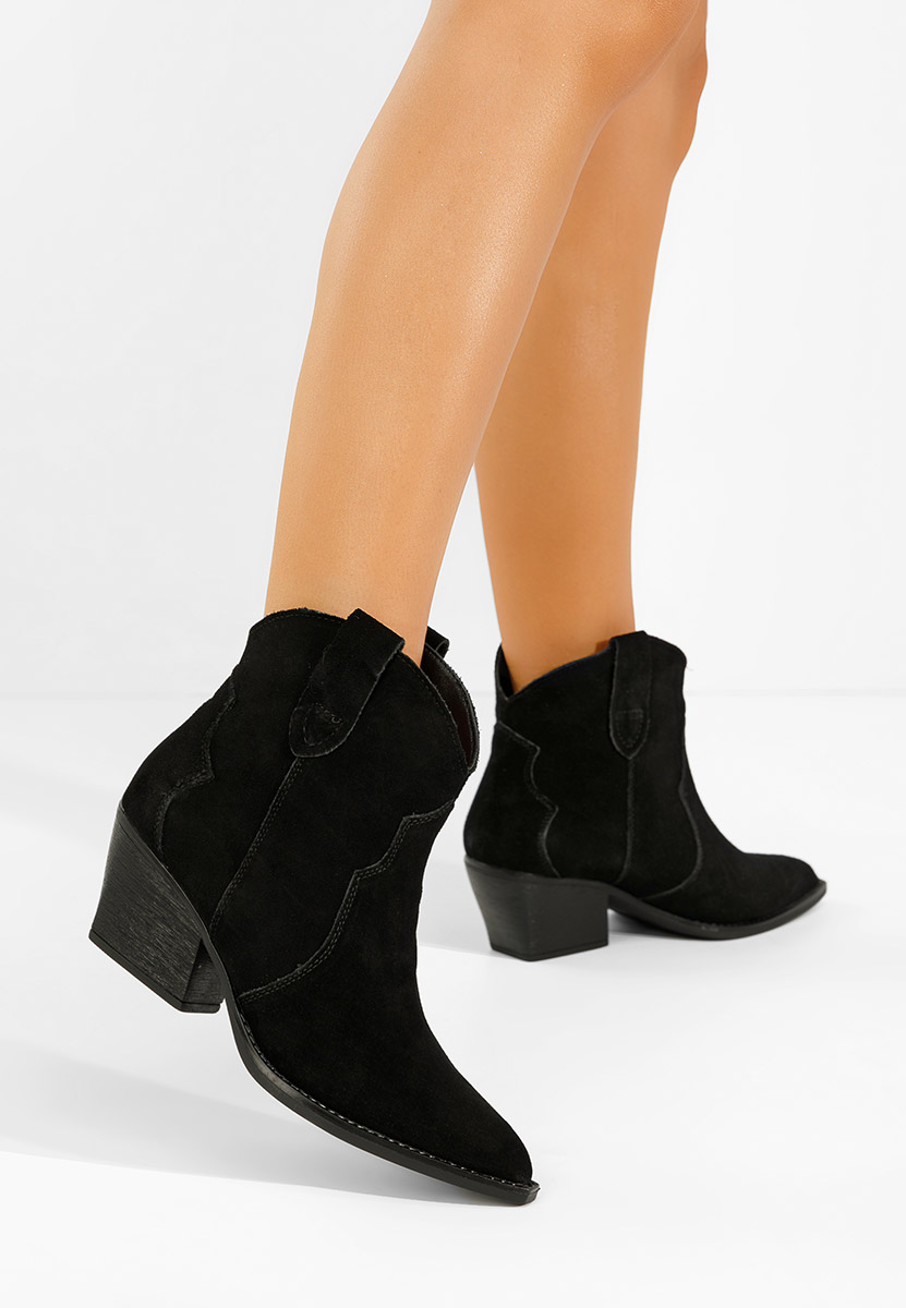 Stivaletti texani donna Glavira nero