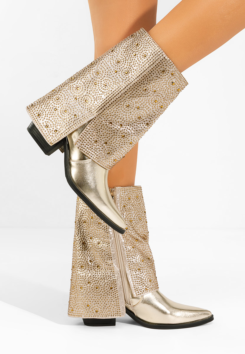 Stivali da donna Zafira oro
