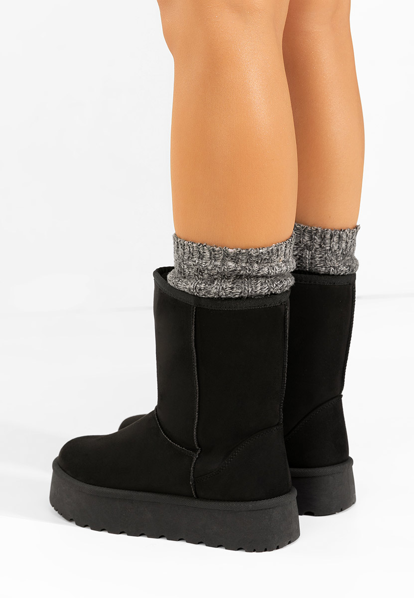 Stivali con piattaforma Luisana nero