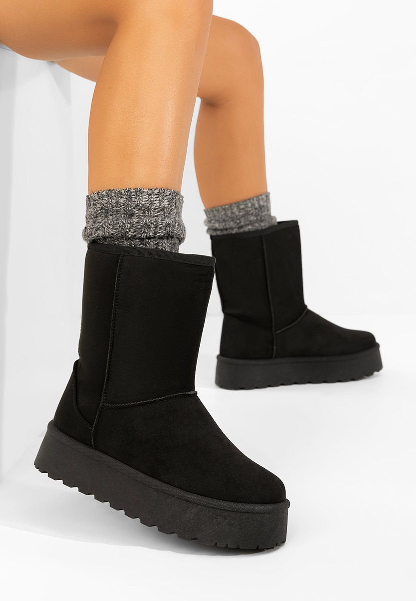 Stivali con piattaforma Luisana nero