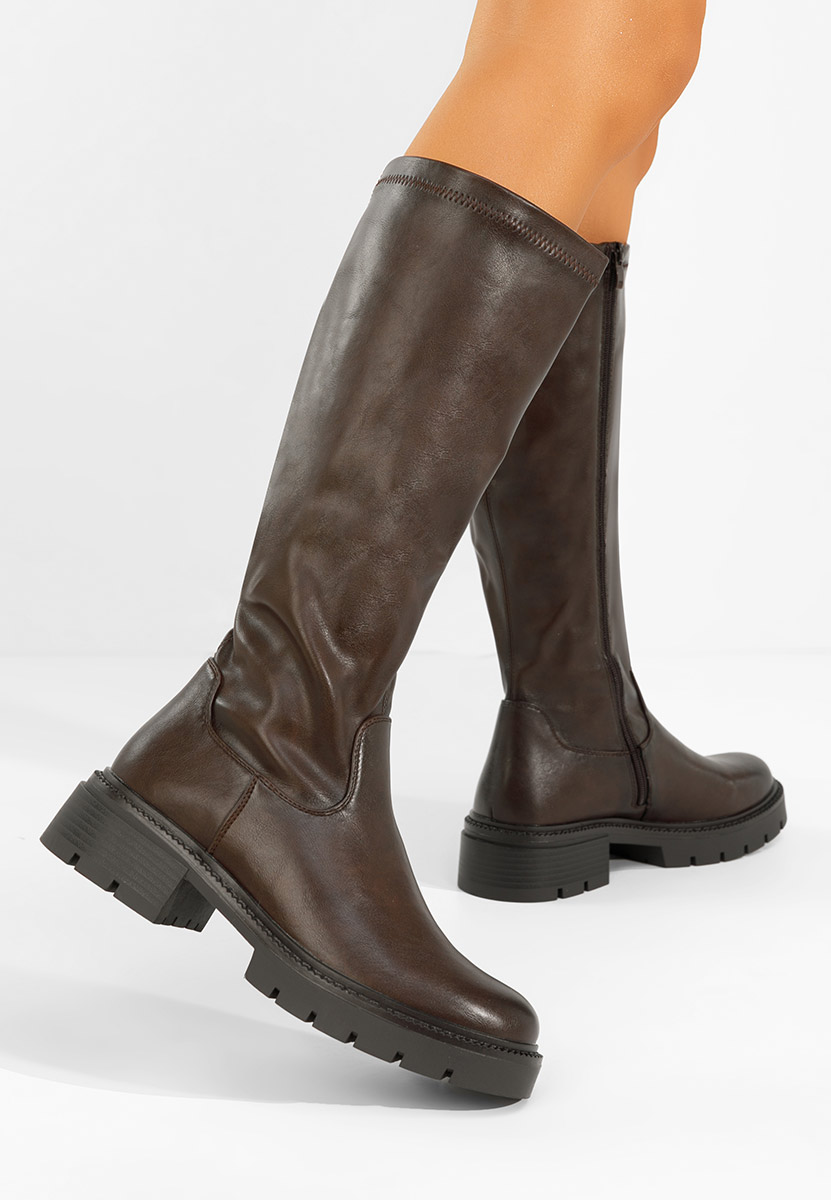 Stivali da donna Nicoua V2 marrone