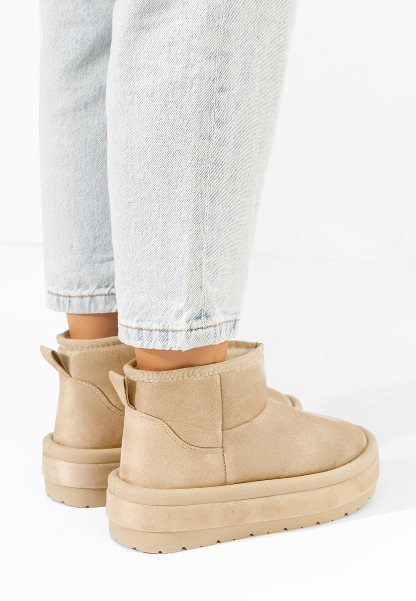 Stivali con piattaforma Libby beige
