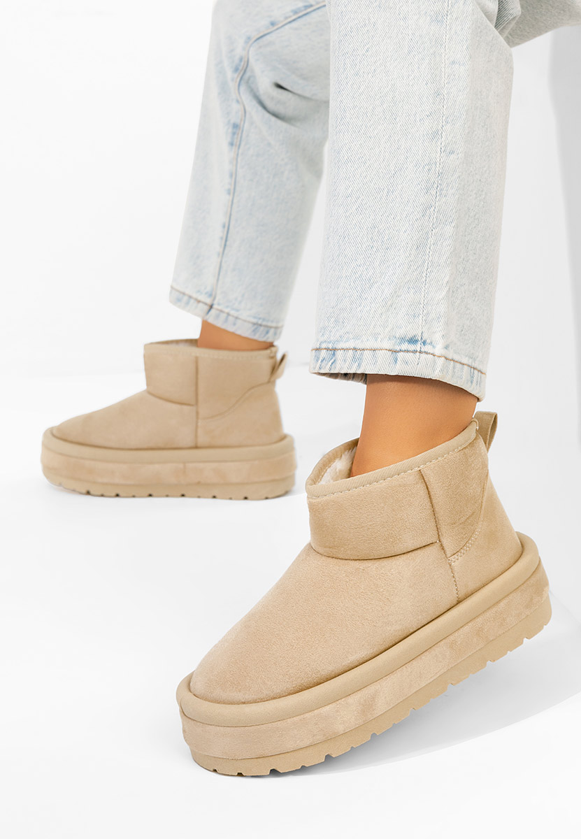 Stivali con piattaforma Libby beige