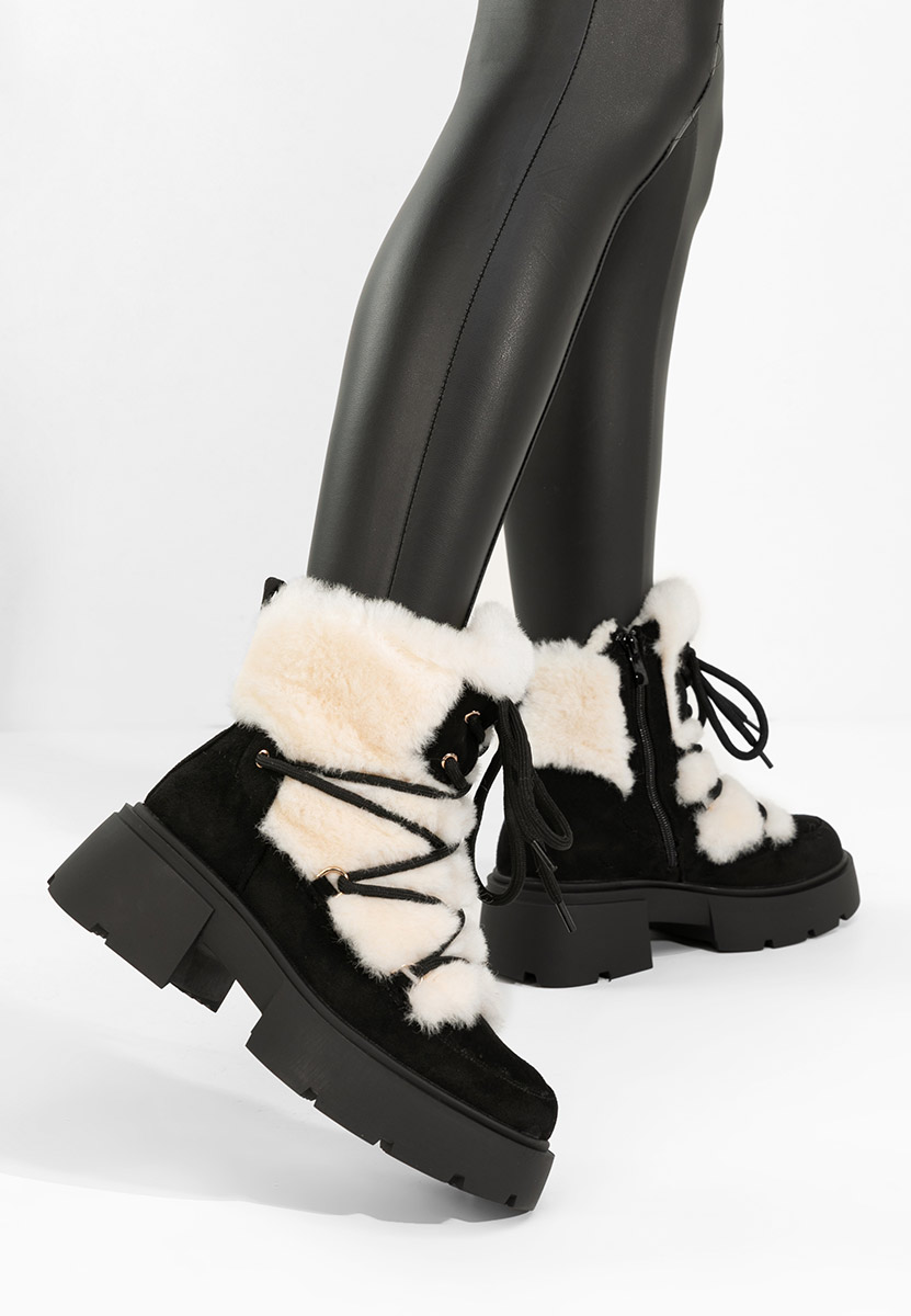 Stivaletti invernali donna Aslyn nero