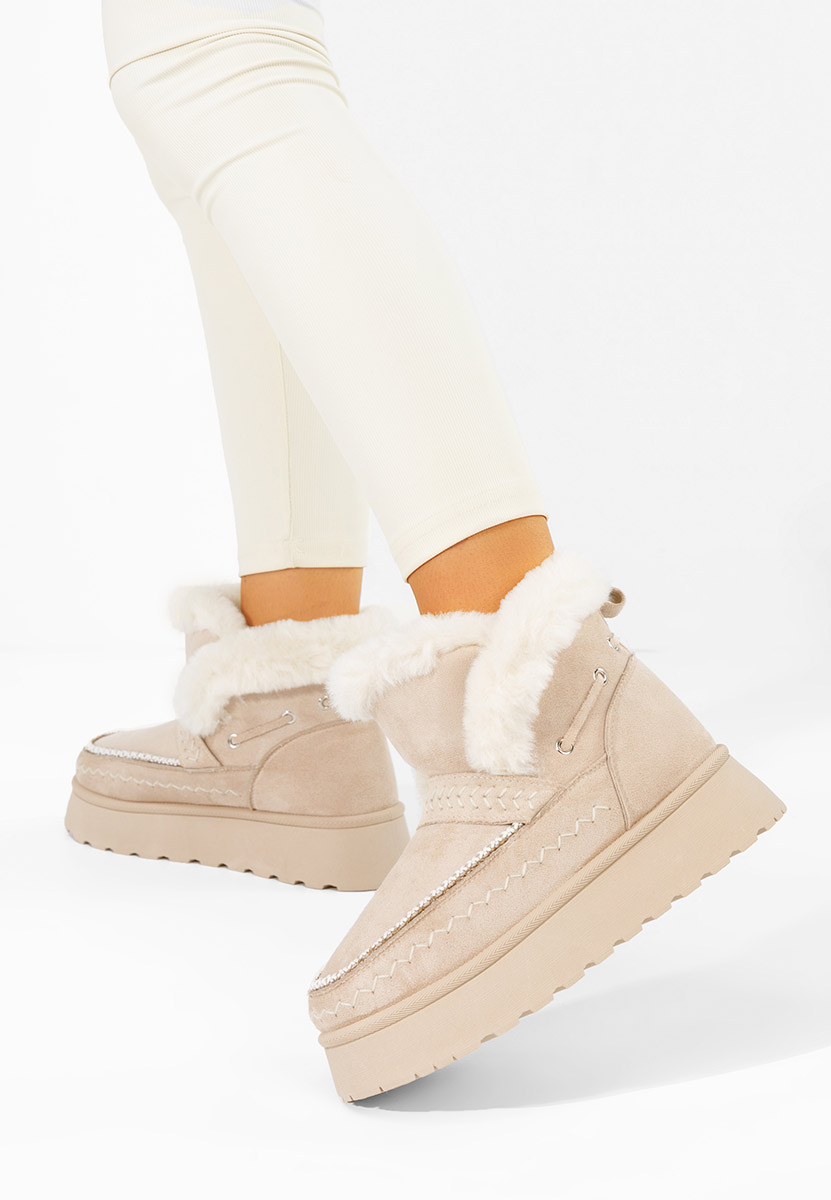 Stivaletti invernali donna Tavoria V2 beige
