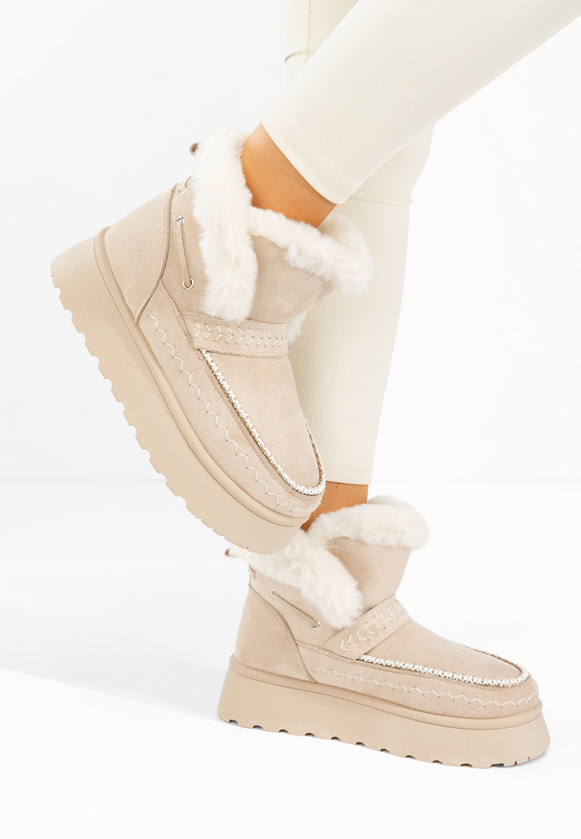Stivaletti invernali donna Tavoria V2 beige