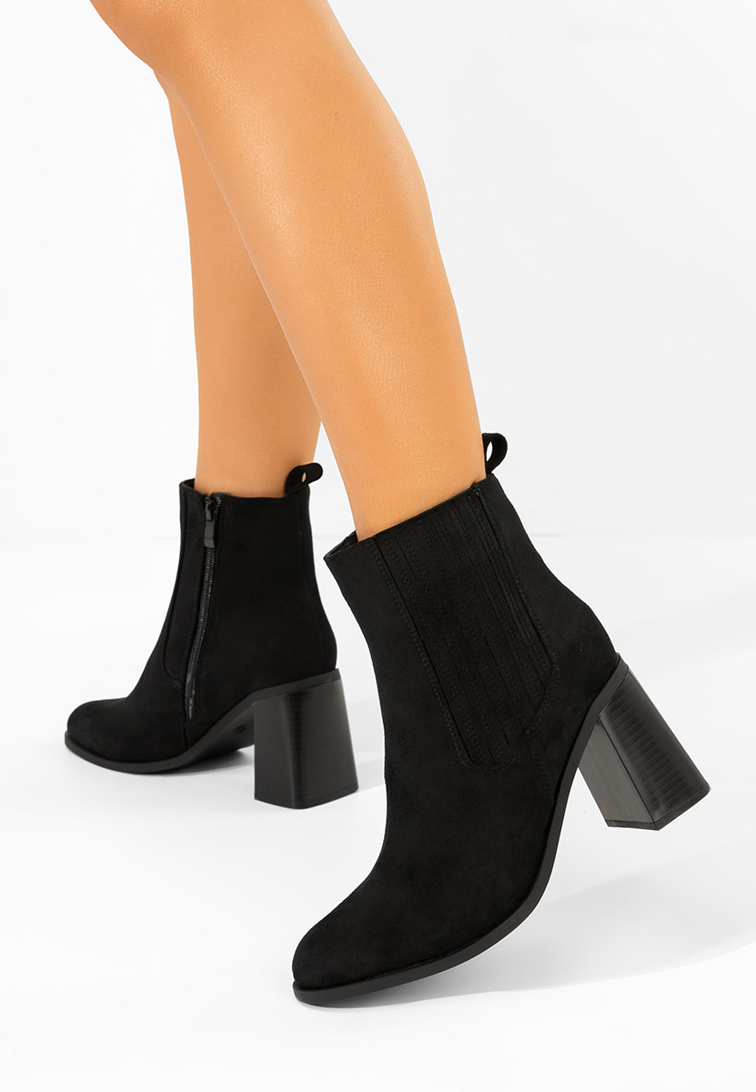 Tronchetti con tacco largo Elowyn nero