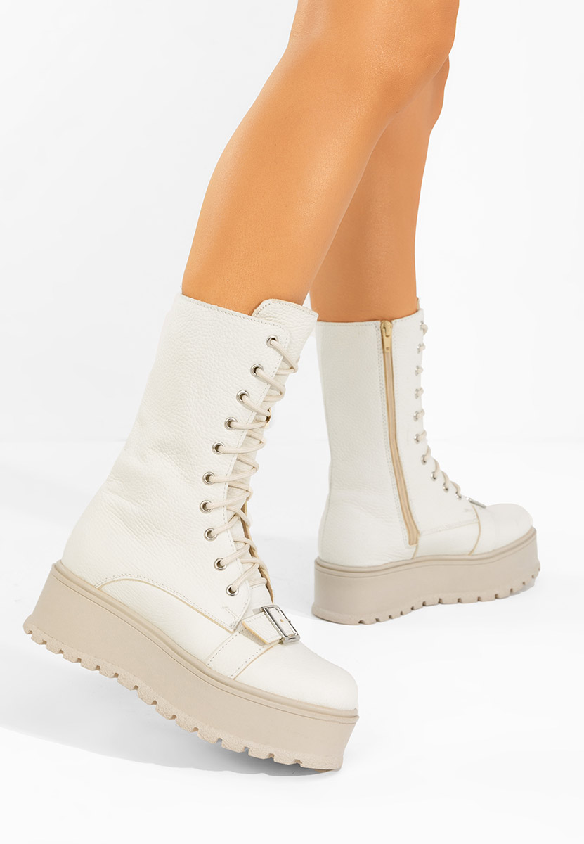 Stivaletti in pelle Sorelia V2 beige