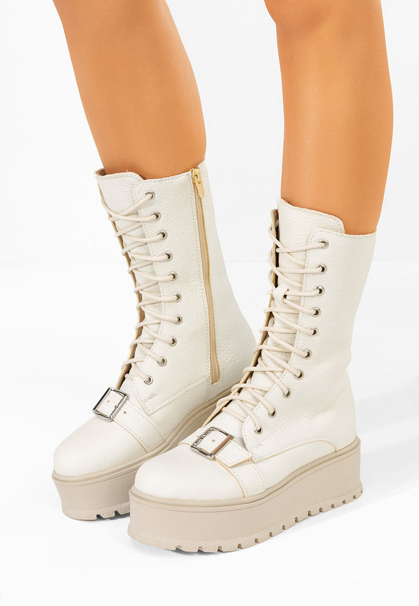 Stivaletti in pelle Sorelia V2 beige