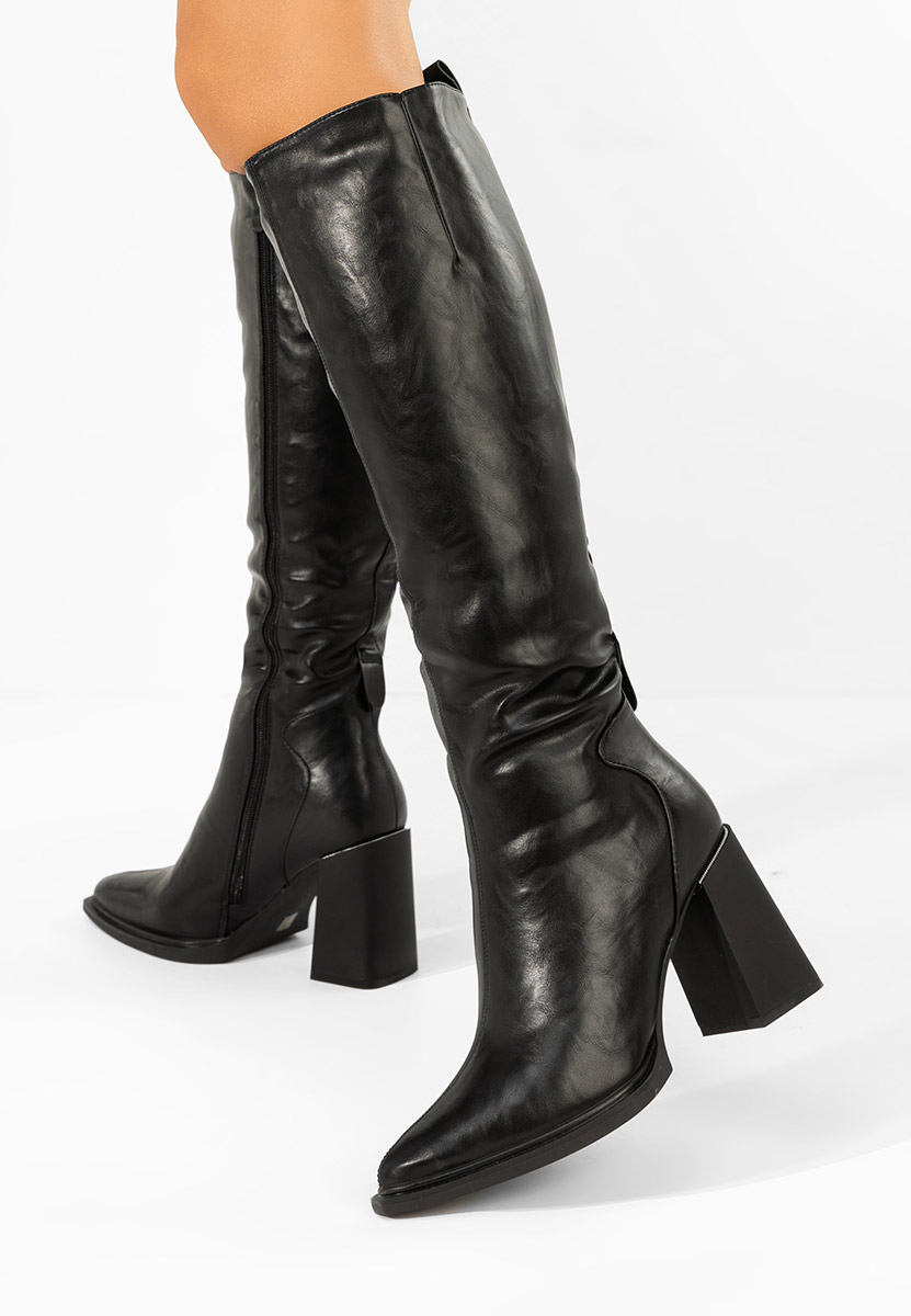 Stivali con tacco Ricardia nero