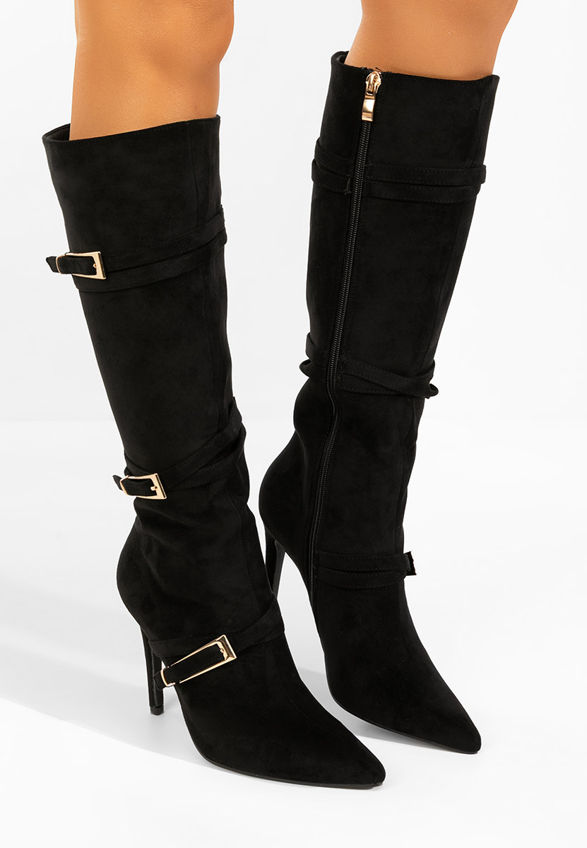 Stivali tacco a spillo Ernesia nero