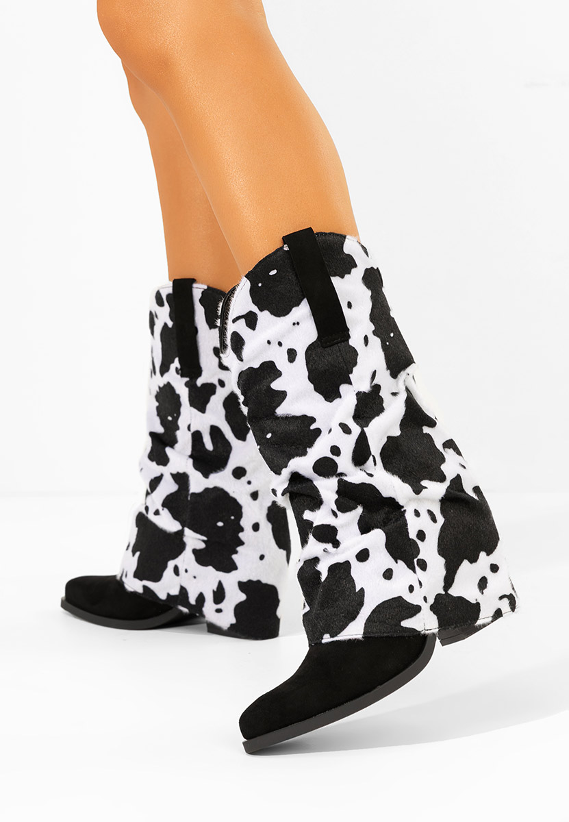 Stivali cowboy donna Stolia animal print