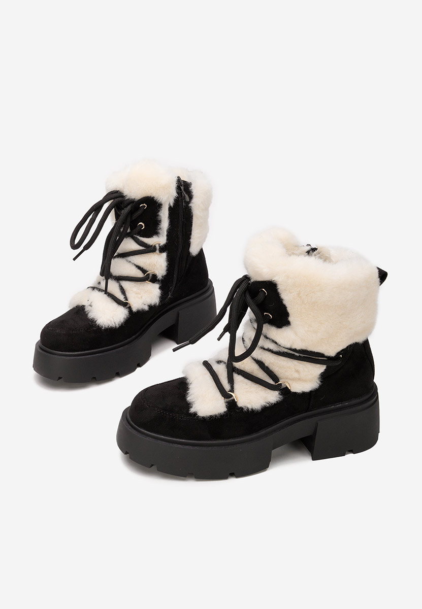Stivaletti invernali donna Aslyn nero