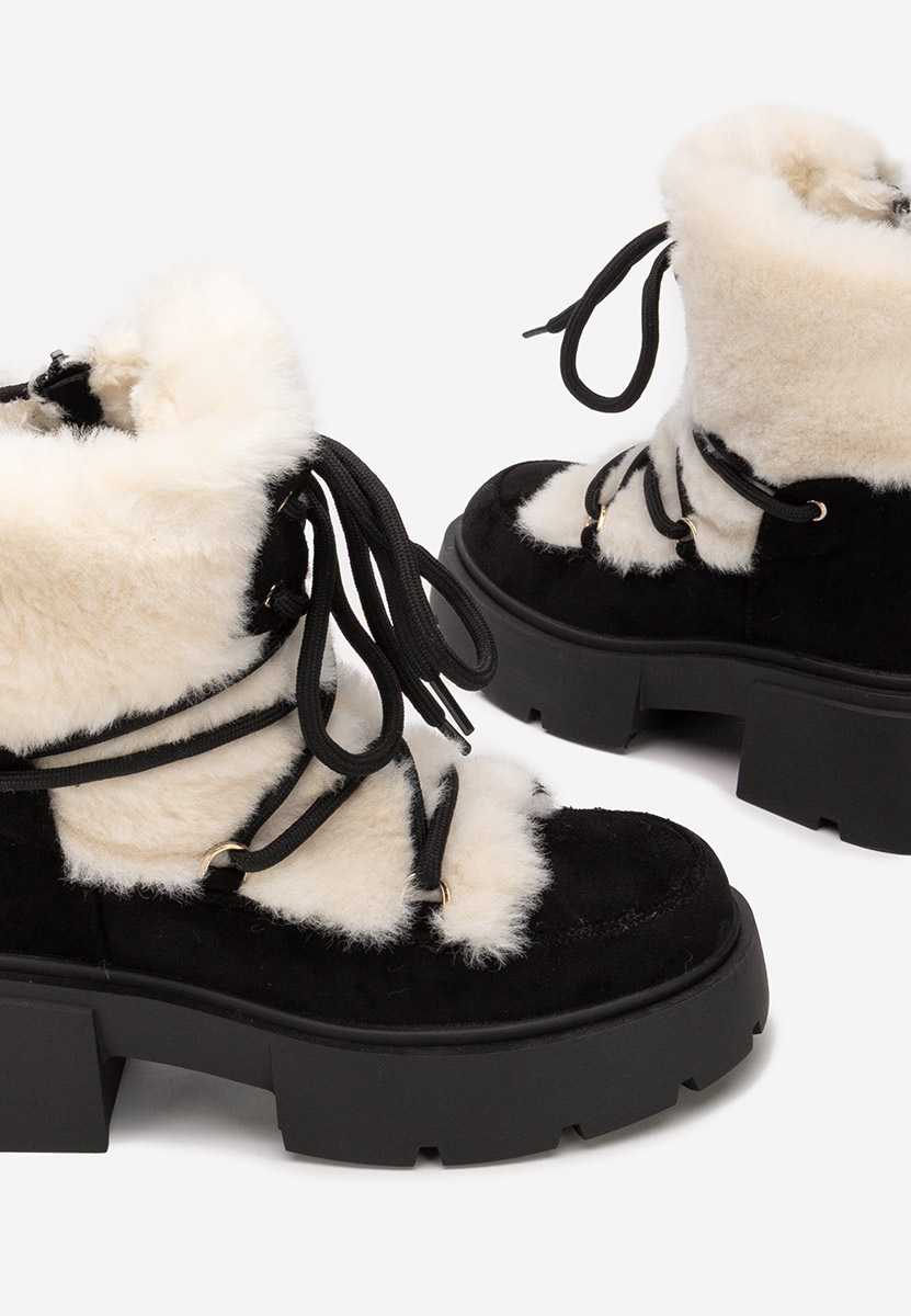 Stivaletti invernali donna Aslyn nero