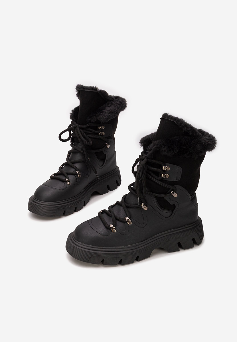 Stivaletti invernali donna Celima nero