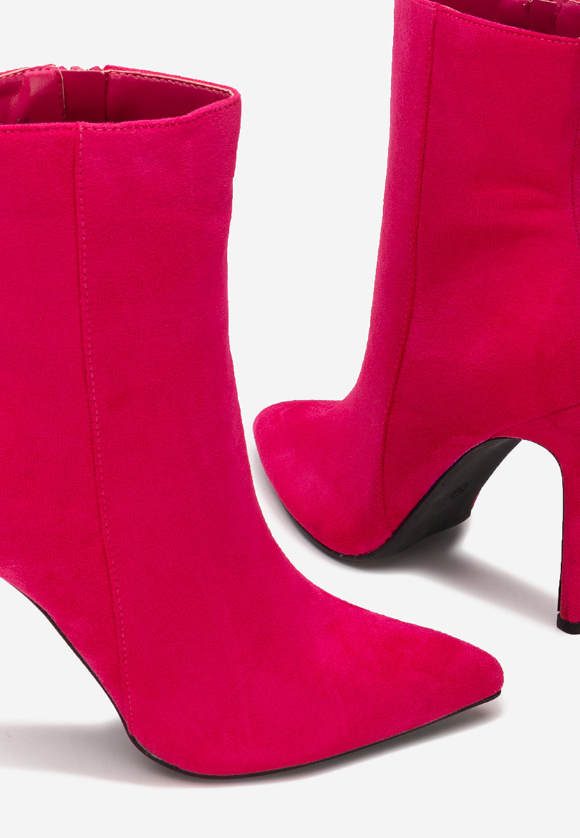 Tronchetti tacco a spillo Cendria fucsia