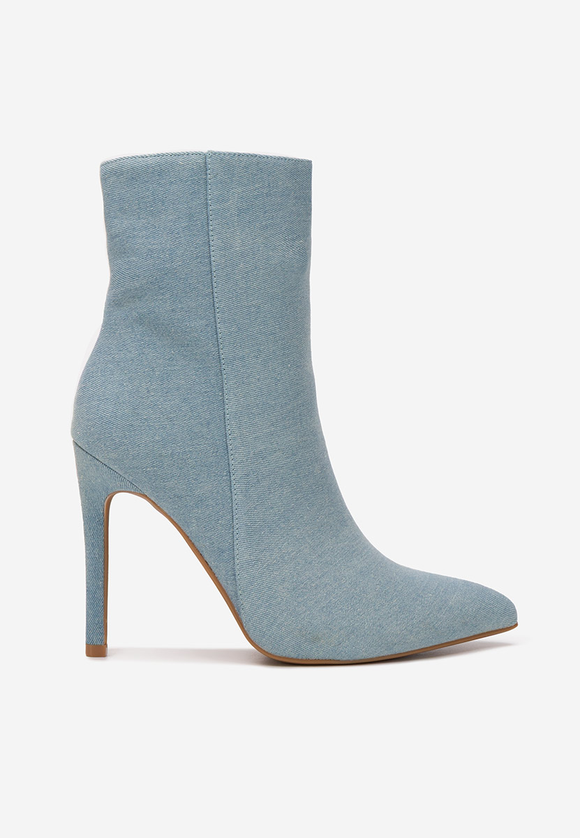 Tronchetti tacco a spillo Cendria denim