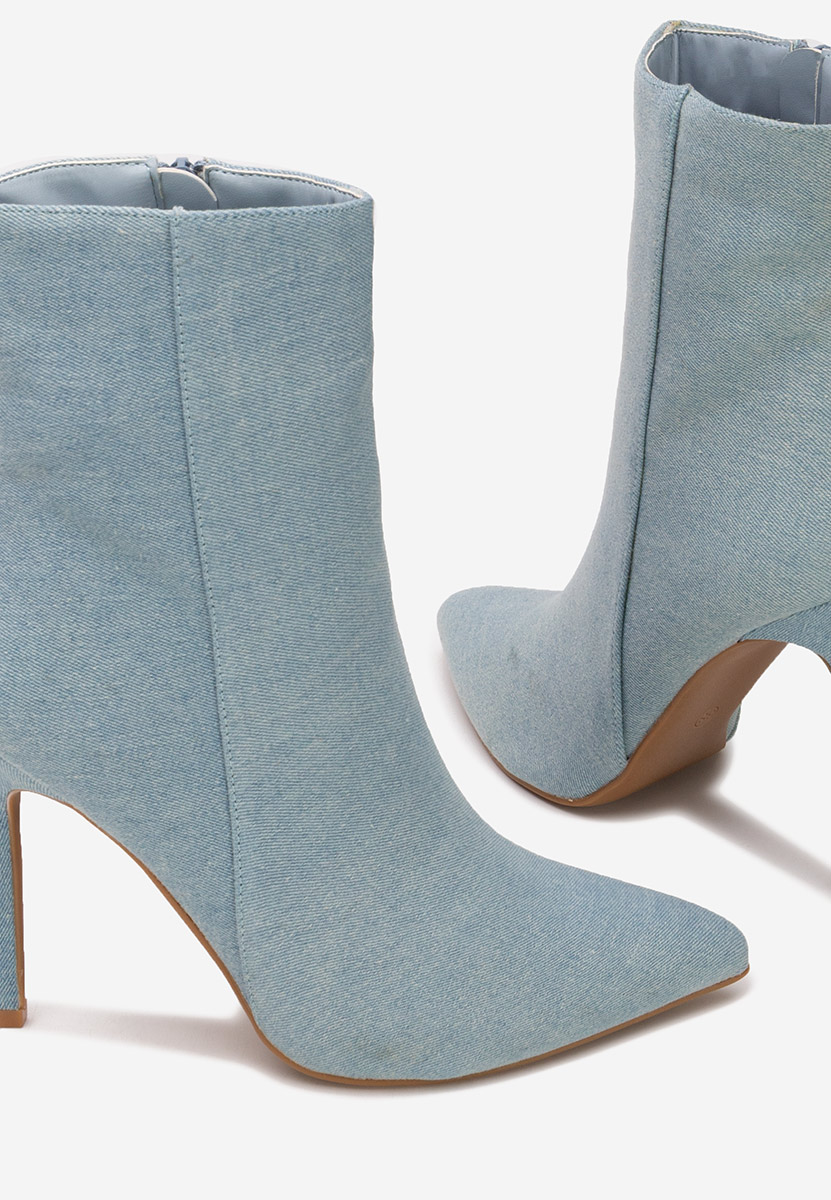 Tronchetti tacco a spillo Cendria denim