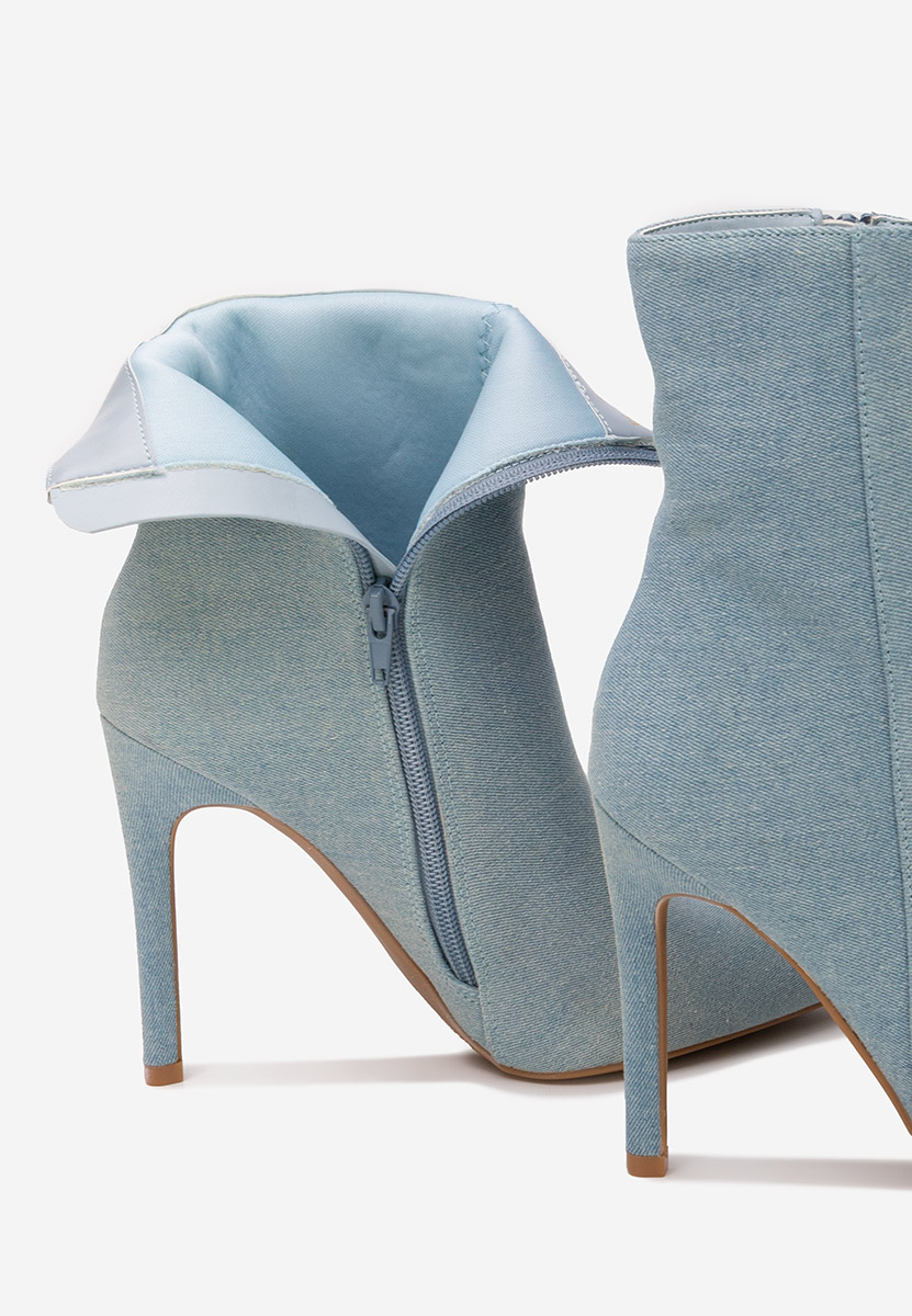 Tronchetti tacco a spillo Cendria denim