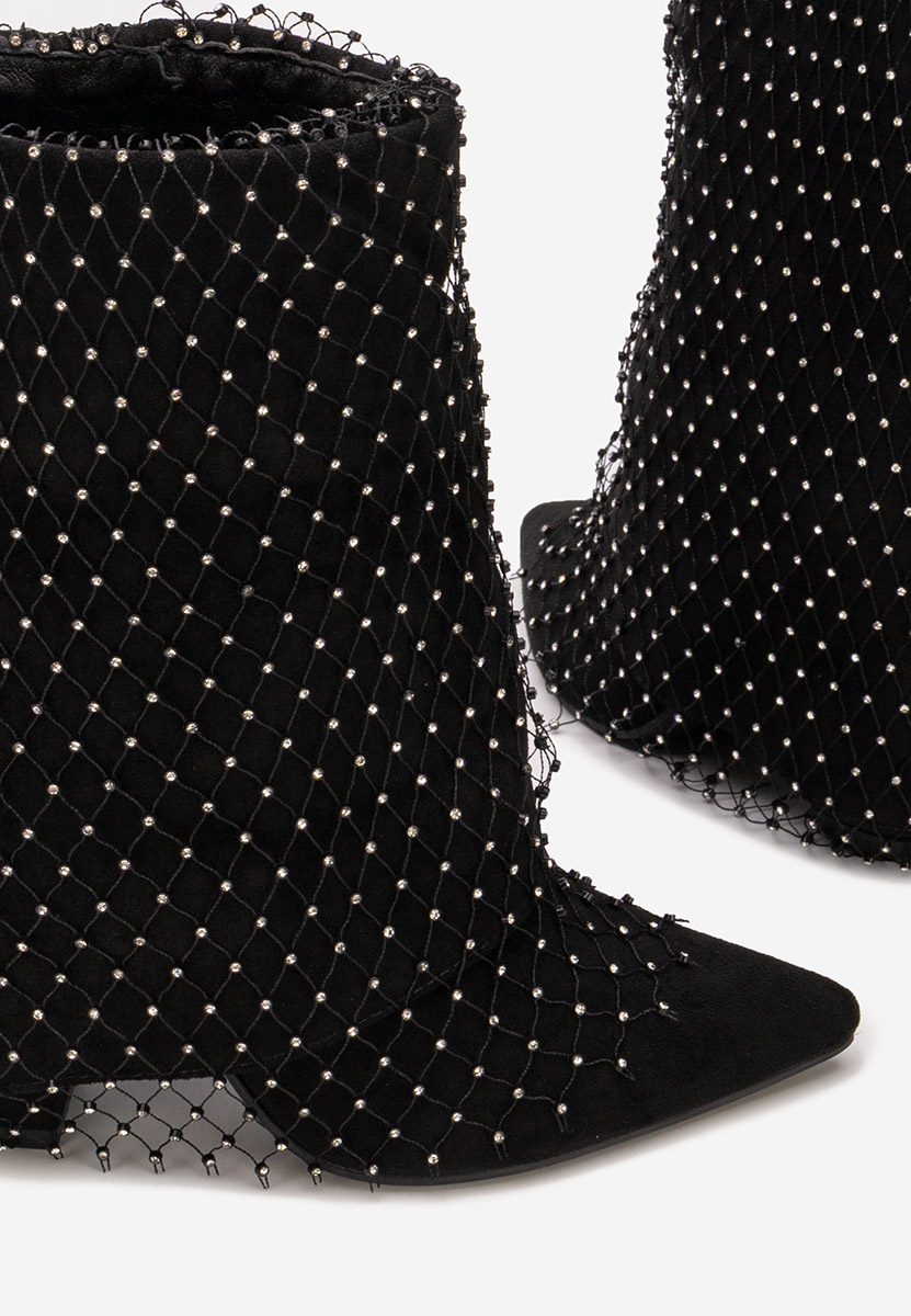 Tronchetti con tacco largo Almaria nero