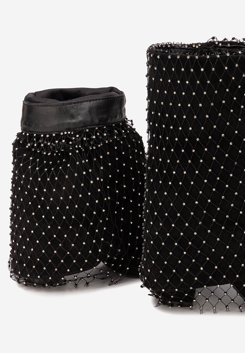 Tronchetti con tacco largo Almaria nero