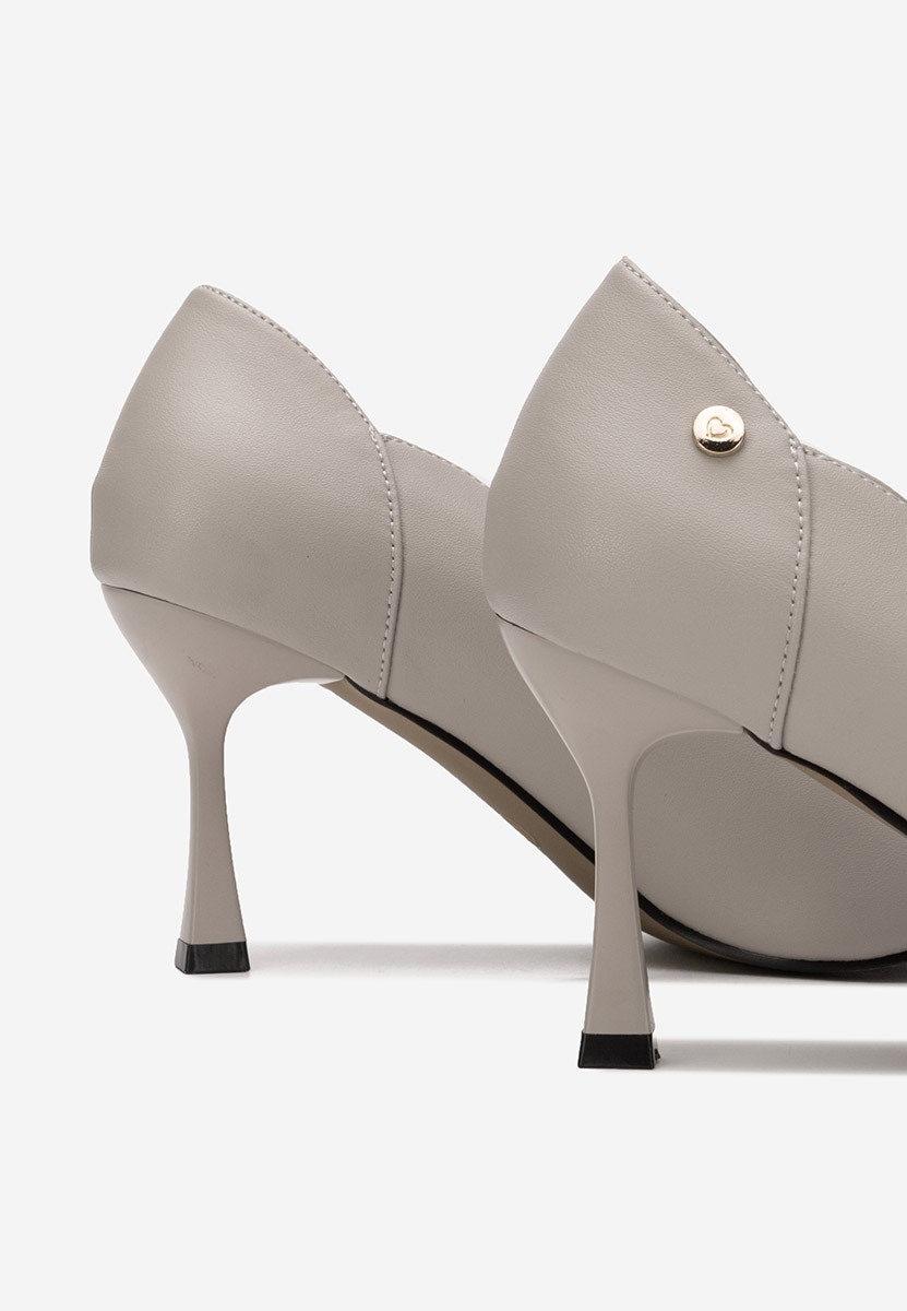 Décolleté tacco a spillo Karita grigio