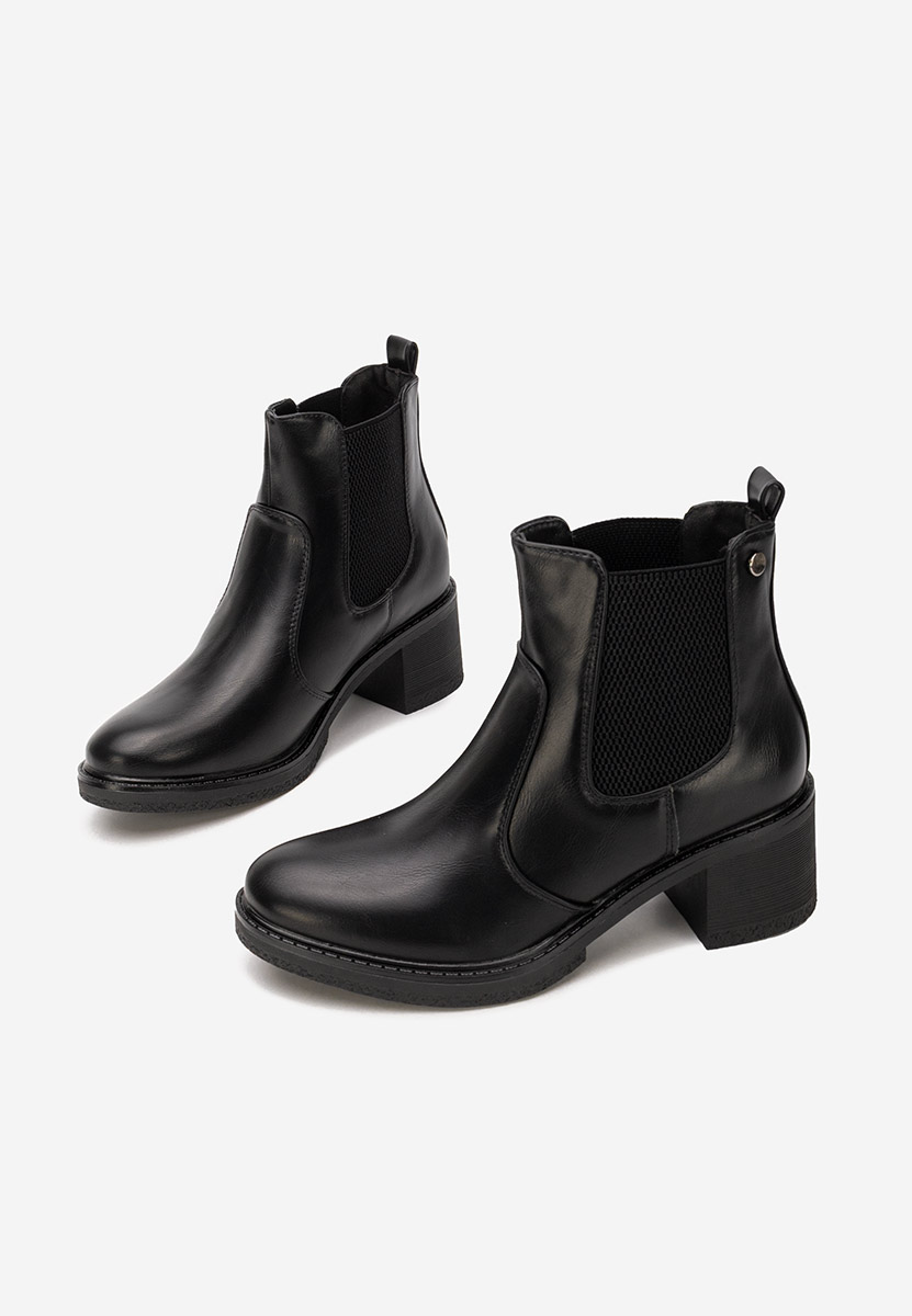 Stivaletto chelsea donna Flaviama nero