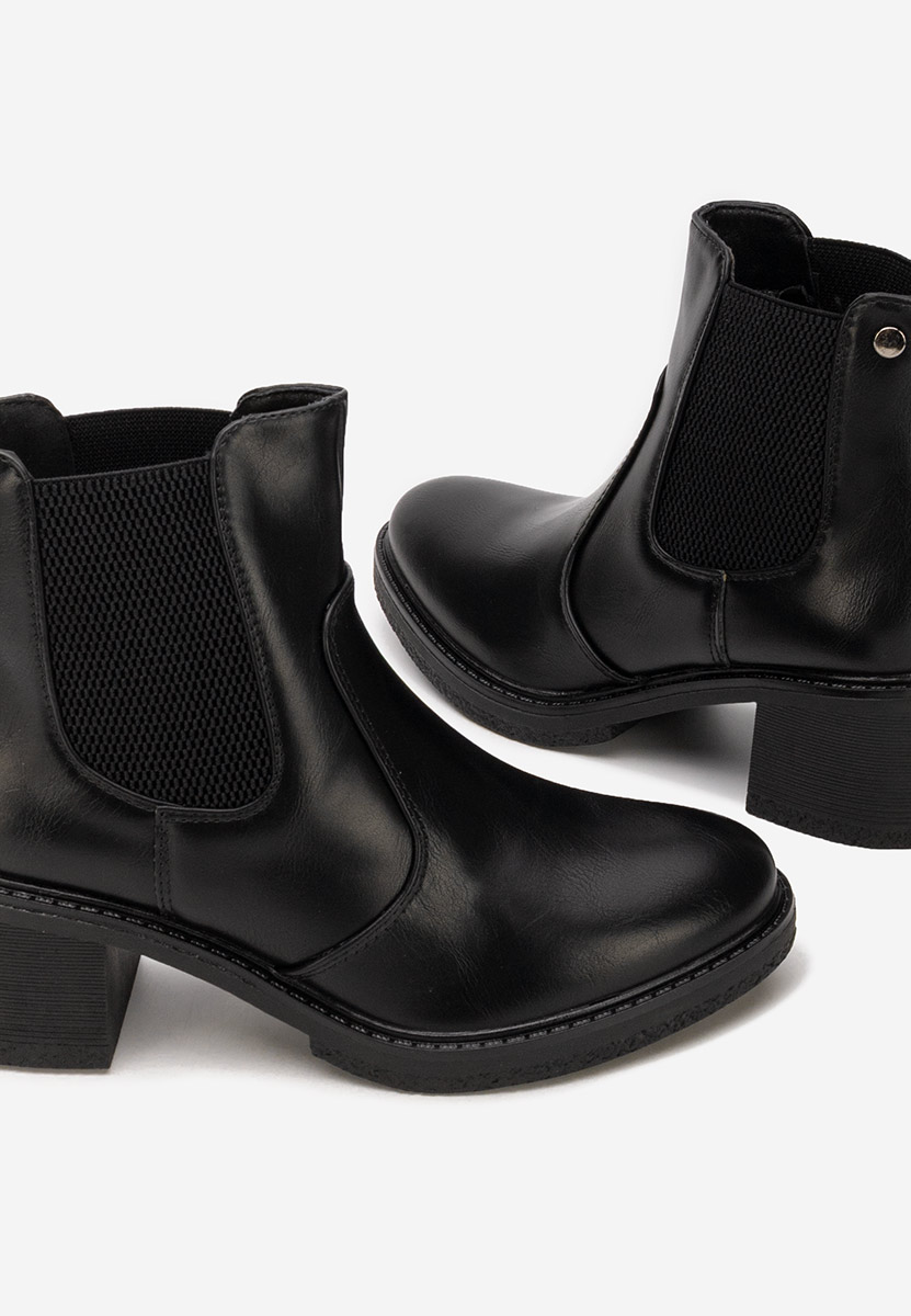 Stivaletto chelsea donna Flaviama nero