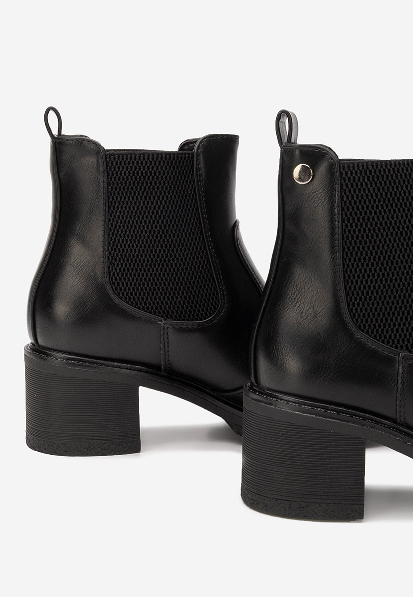 Stivaletto chelsea donna Flaviama nero