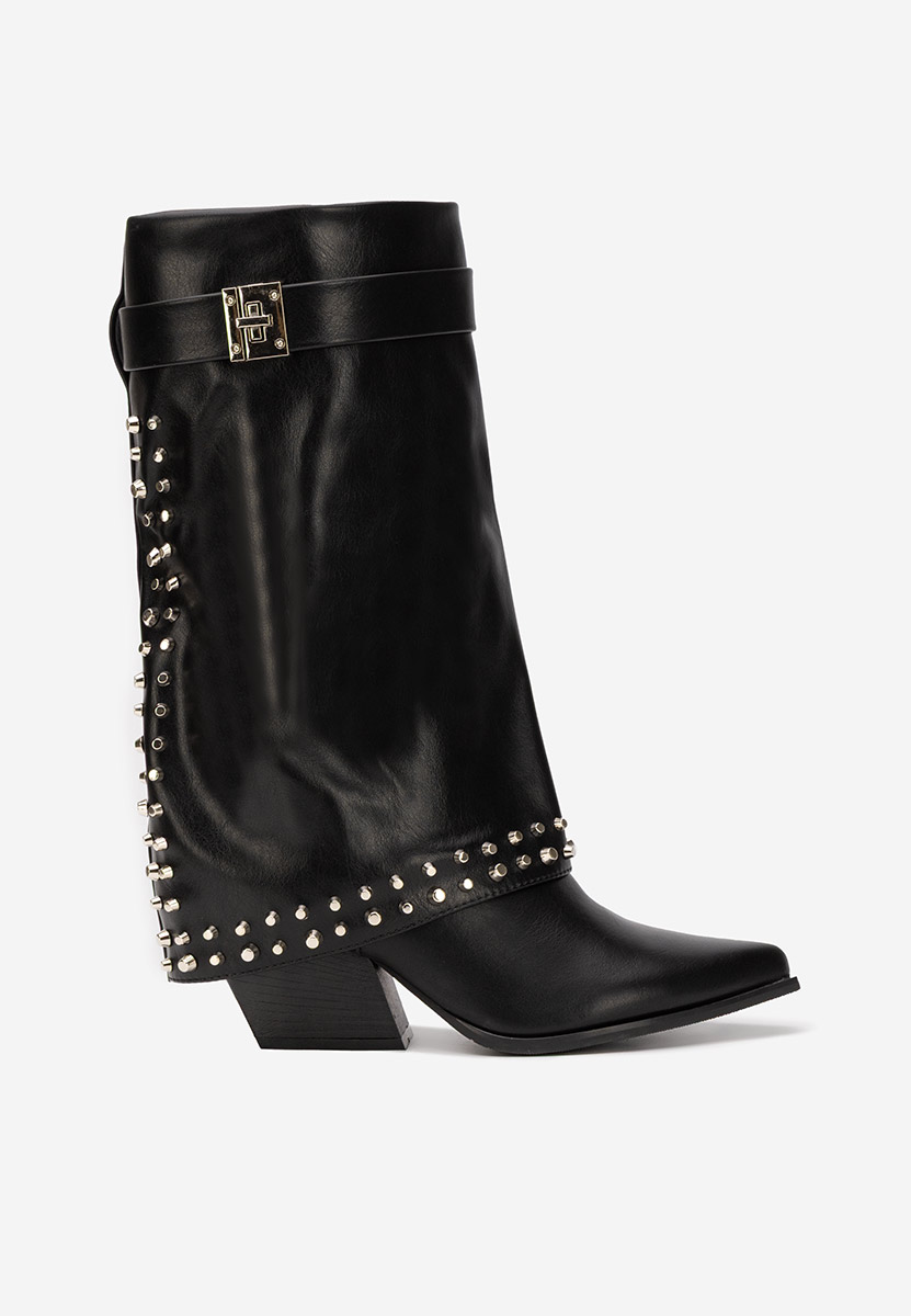 Stivali con tacco Naielia nero