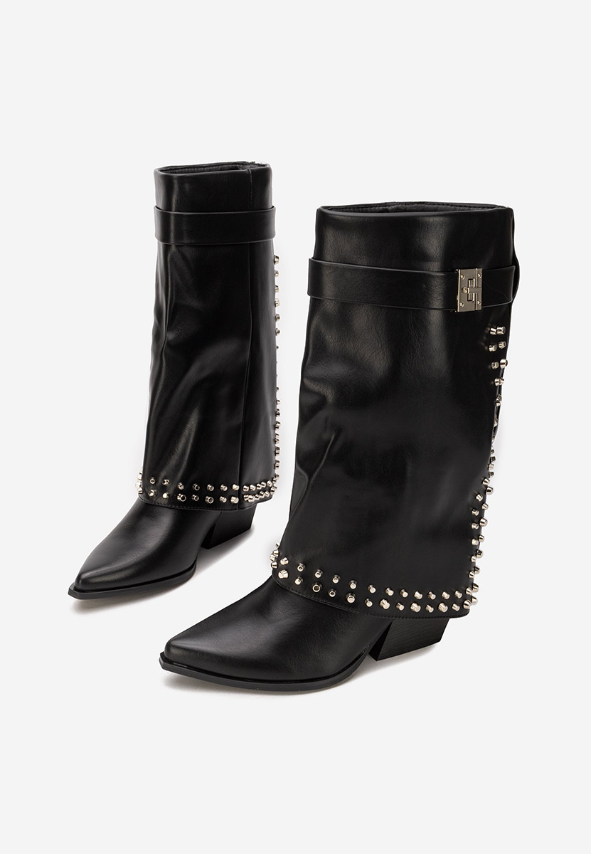 Stivali con tacco Naielia nero