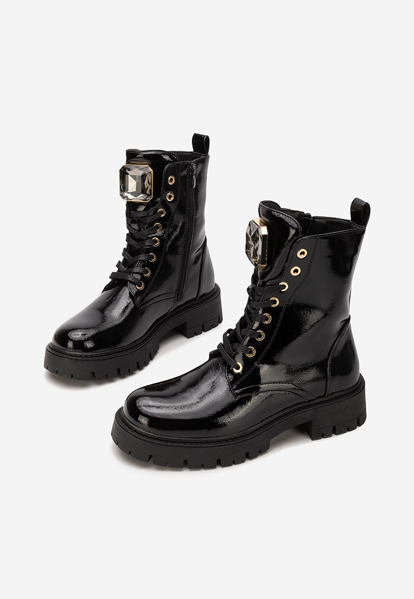 Anfibi donna Tatiania nero