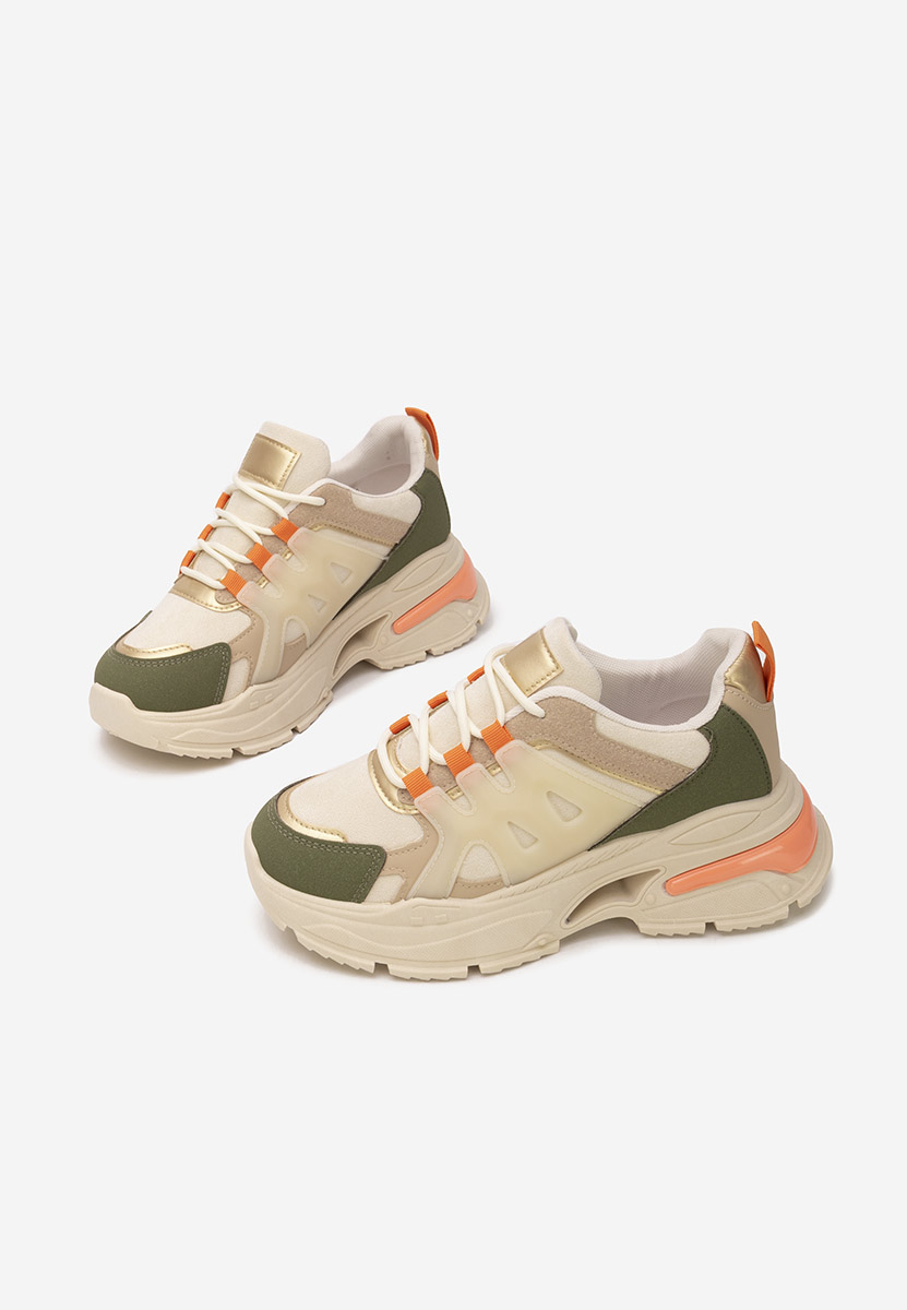 Sneakers con zeppa Alverisa verdi