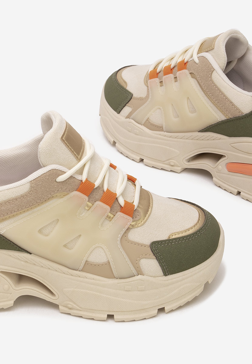 Sneakers con zeppa Alverisa verdi