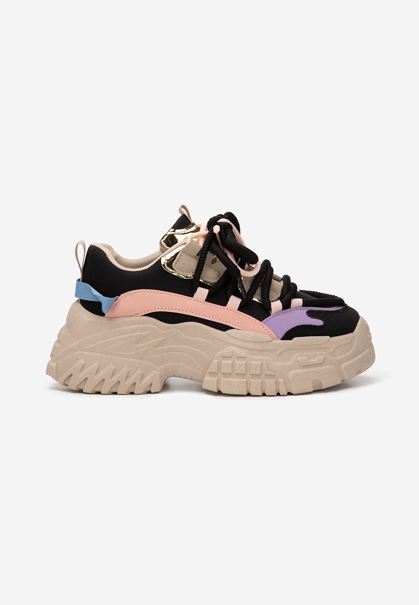 Sneakers con zeppa Elvora nero