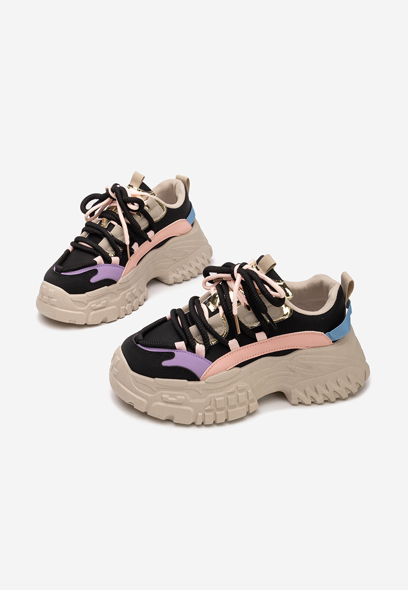 Sneakers con zeppa Elvora nero