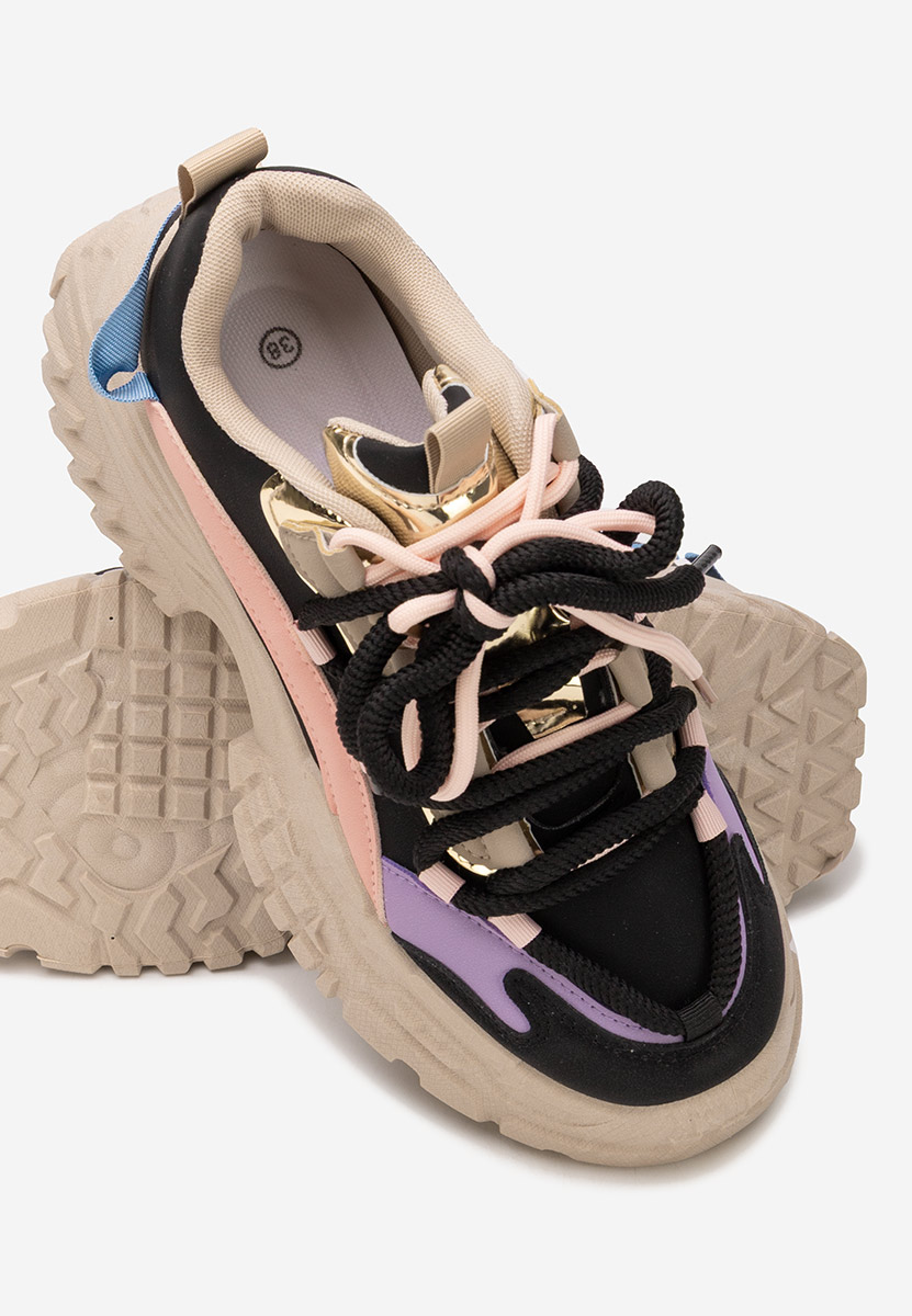 Sneakers con zeppa Elvora nero