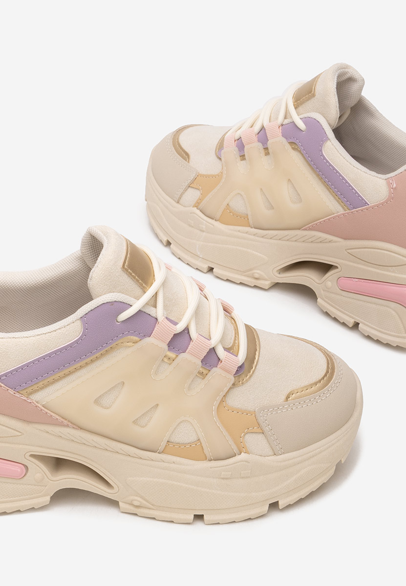 Sneakers con zeppa Alverisa colorate