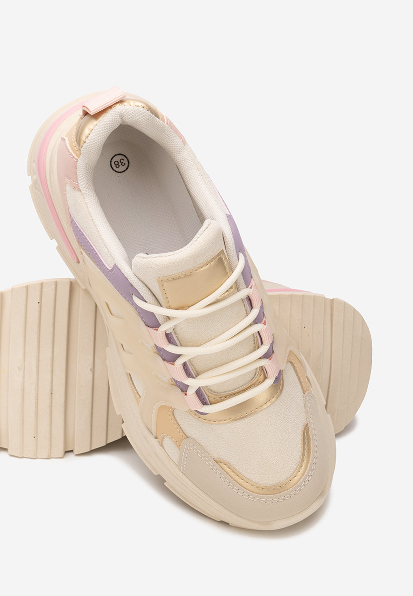 Sneakers con zeppa Alverisa colorate