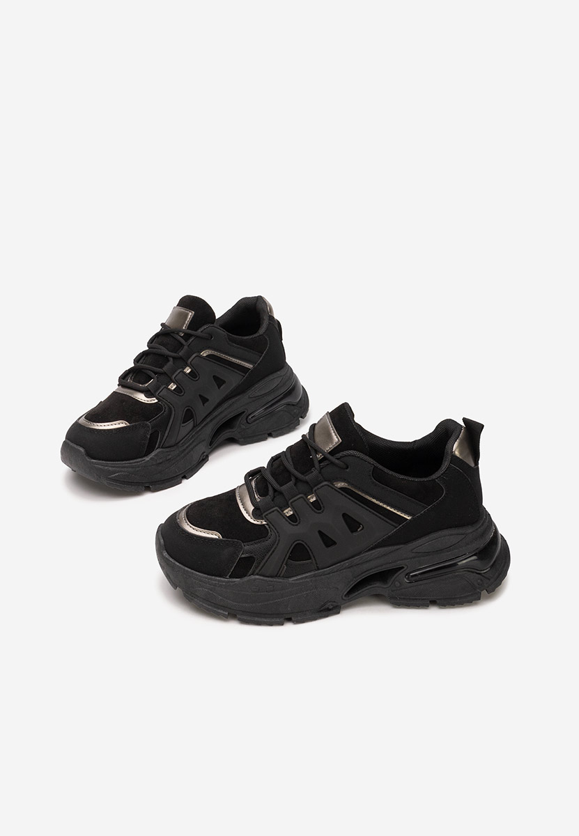 Sneakers con zeppa Alverisa nero