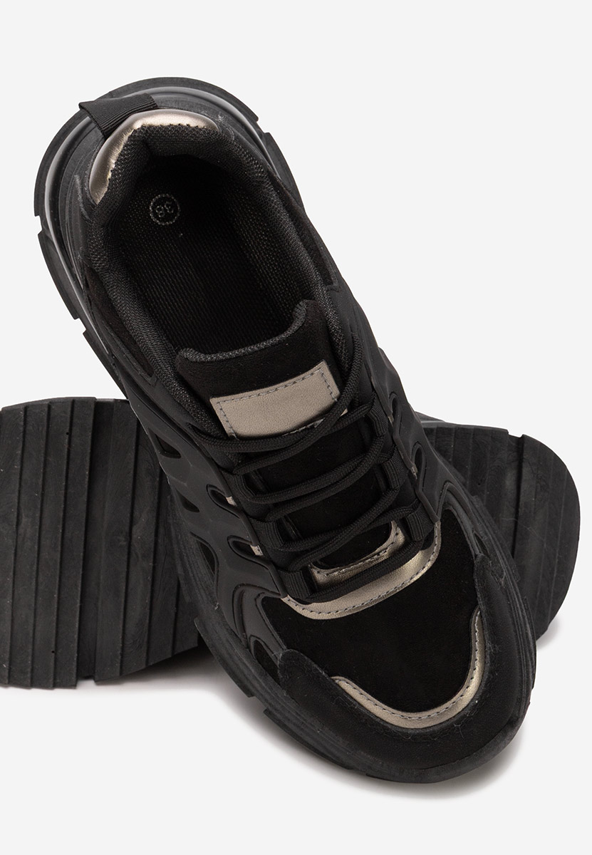 Sneakers con zeppa Alverisa nero