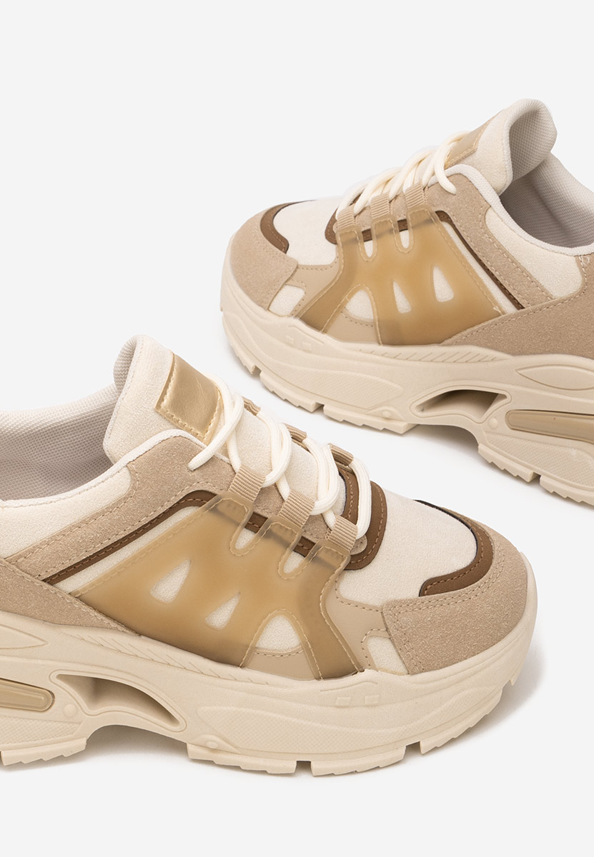 Sneakers con zeppa Alverisa cachi